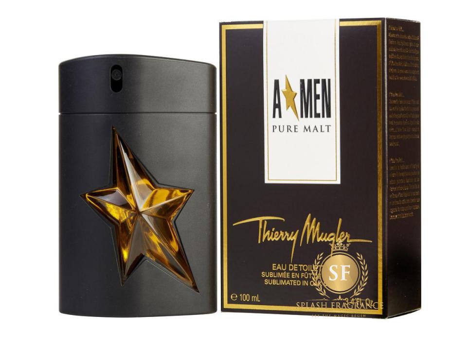 A*Men Pure Malt 100ml By Thierry Mugler EDT Perfume Tester ...