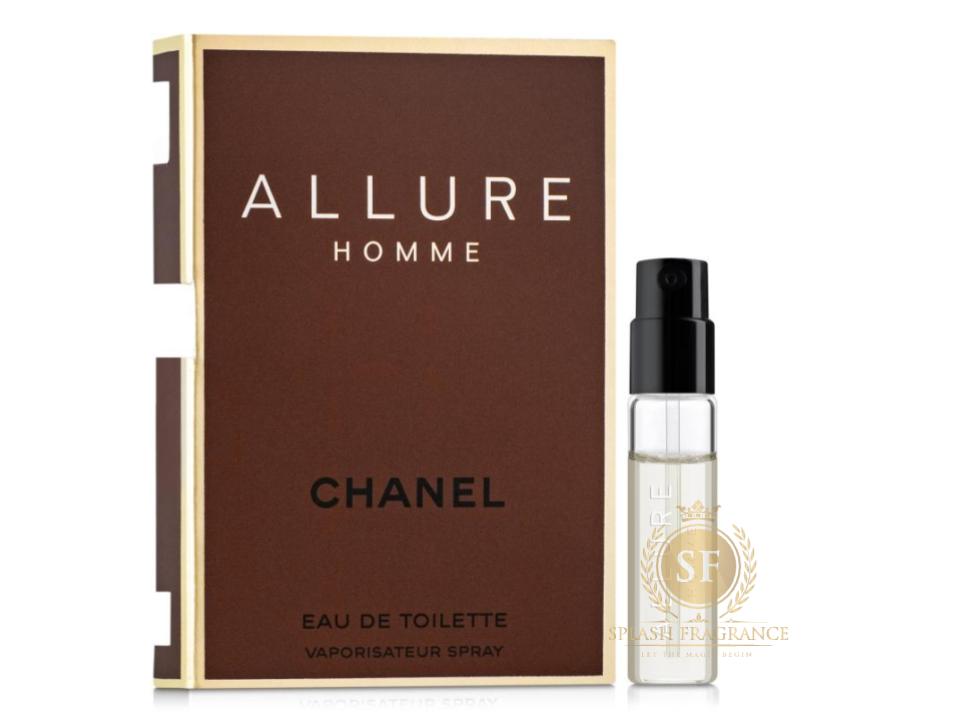 Allure Homme By Chanel EDT 2ml Perfume Vial Sample Spray – Splash Fragrance