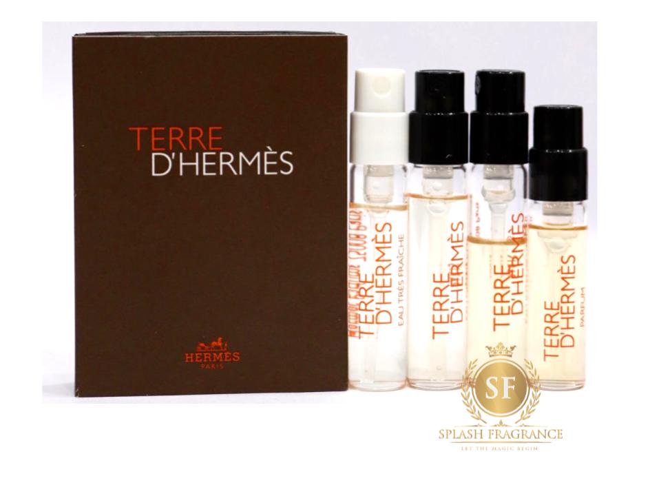 Terre D Hermes Official Sample Discovery Spray Set of 4 (2ml each ...