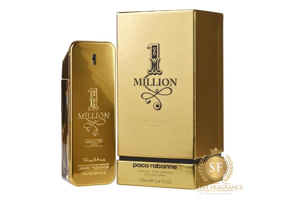 One Million Absolutely Gold By Paco Rabanne Pure Parfum (Discontinued ...