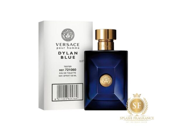 Dylan Blue By Versace for Men 100ml Perfume Tester With Cap – Splash ...