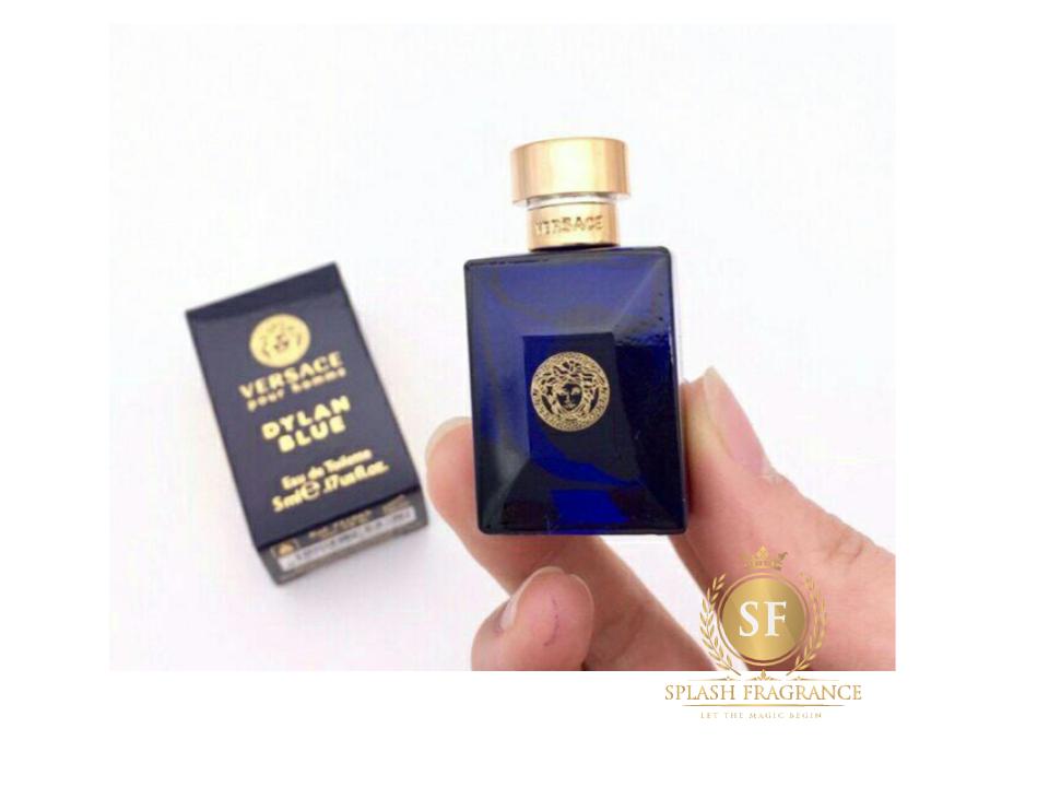 Dylan Blue Homme By Versace 5ml Men Perfume Non Spray Miniature