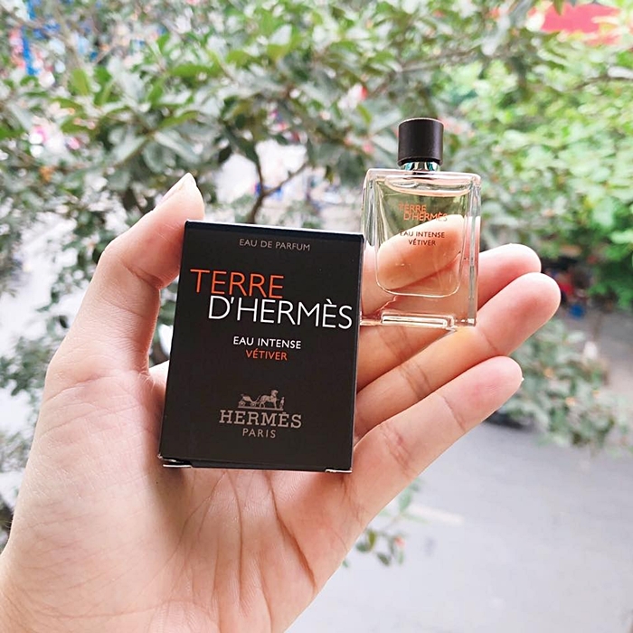 Terre D’hermes Eau Intense Vetiver By Hermes 5ml Men Miniature Non Spray
