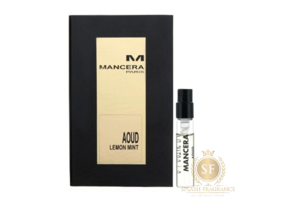 Aoud Lemon Mint By Mancera 2ml EDP Sample Vial Spray Perfume – Splash ...