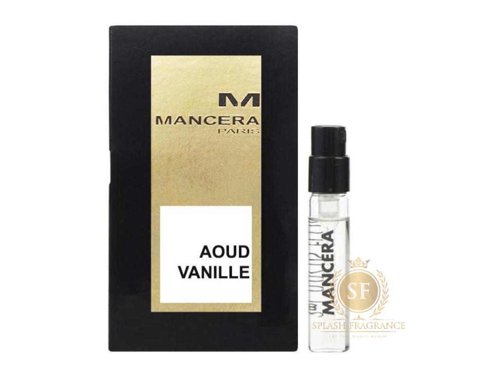 Aoud Vanille By Mancera 2ml EDP Sample Vial Spray Perfume – Splash