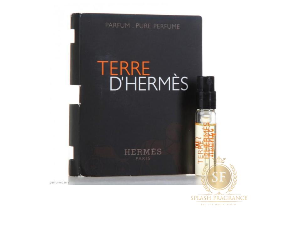 Terre D Hermes Parfum For Men 1.5ml Perfume Sample Spray – Splash Fragrance