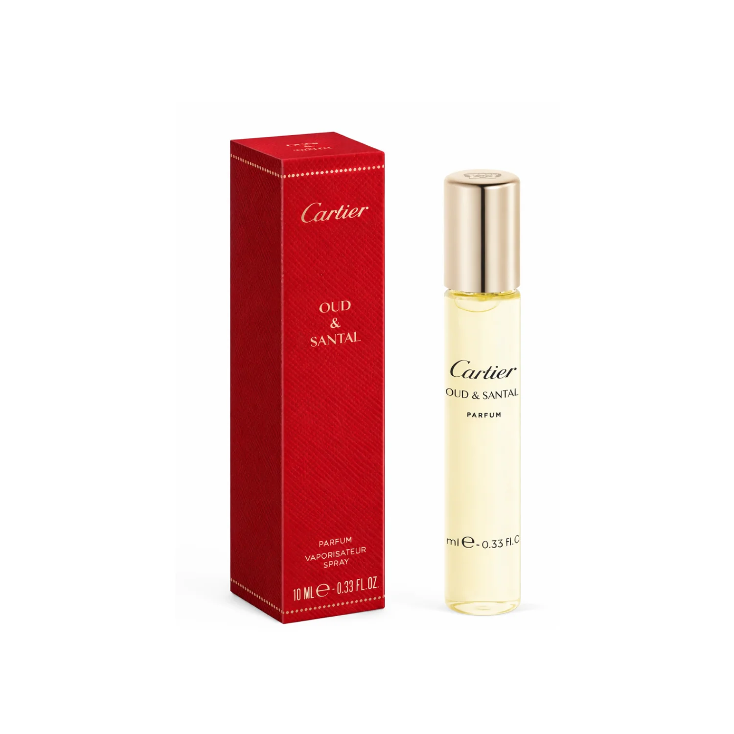 Oud & Santal Parfum By Cartier 10ml Perfume Travel Spray Unisex