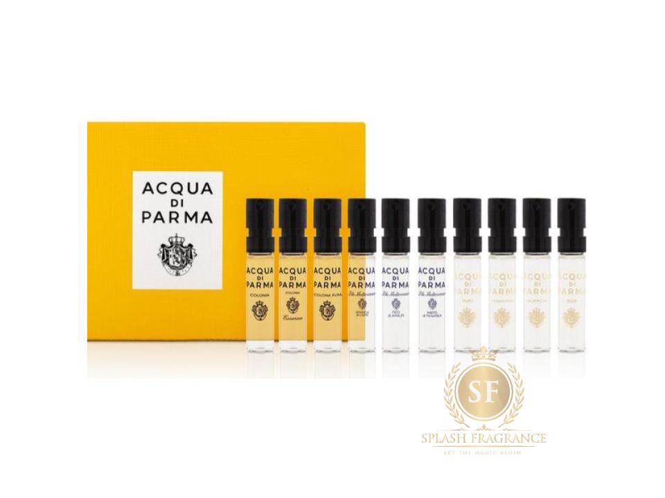 Acqua di Parma Discovery Official 1.5ml Sample Set Of 10 – Splash Fragrance
