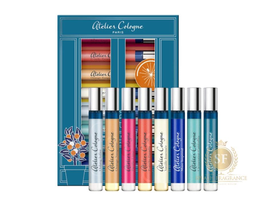 Atelier Cologne Perfume Travel Spray Discovery Set Of 8 (4ml each)
