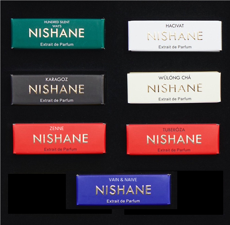 Nishane Official Discovery 1.5ml Sample Set Of 7