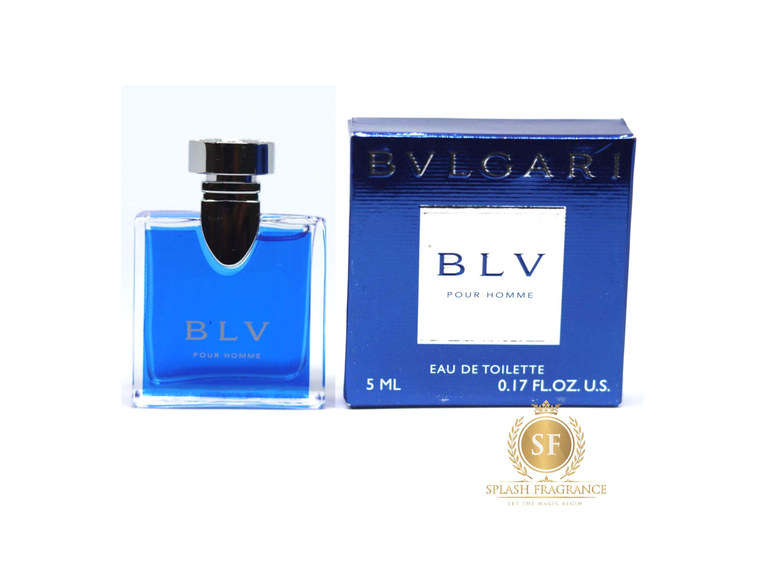 BLV Pour Homme By Bvlgari EDT 5ml Perfume Miniature Non Spray