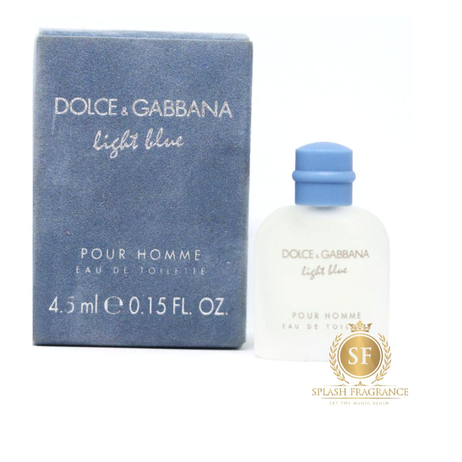 Light Blue Pour Homme Intense  By Dolce & Gabbana 4.5ml Perfume Miniature Non Spray