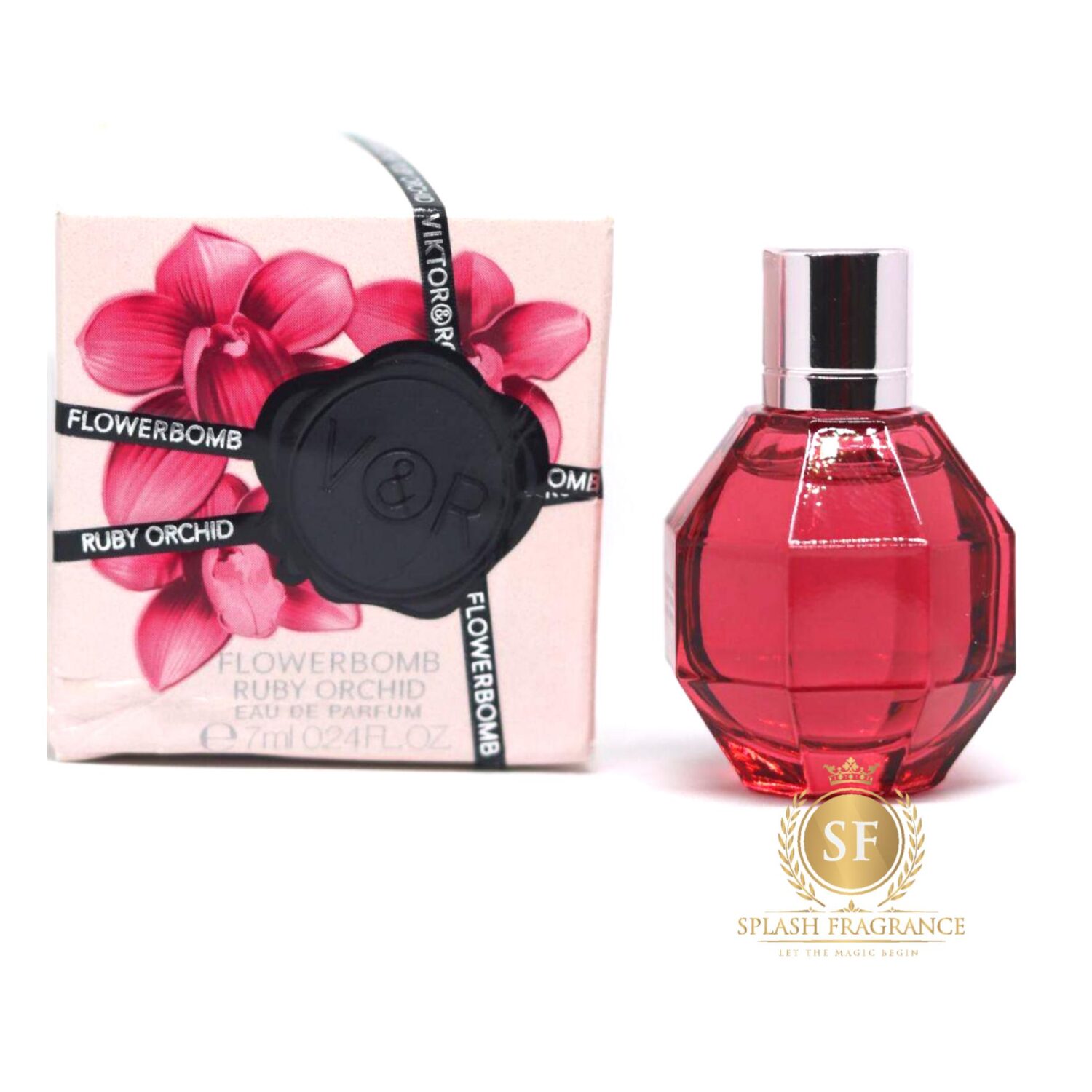 Flowerbomb Ruby Orchid Viktor & Rolf EDP 7ml Miniature Non Spray Women