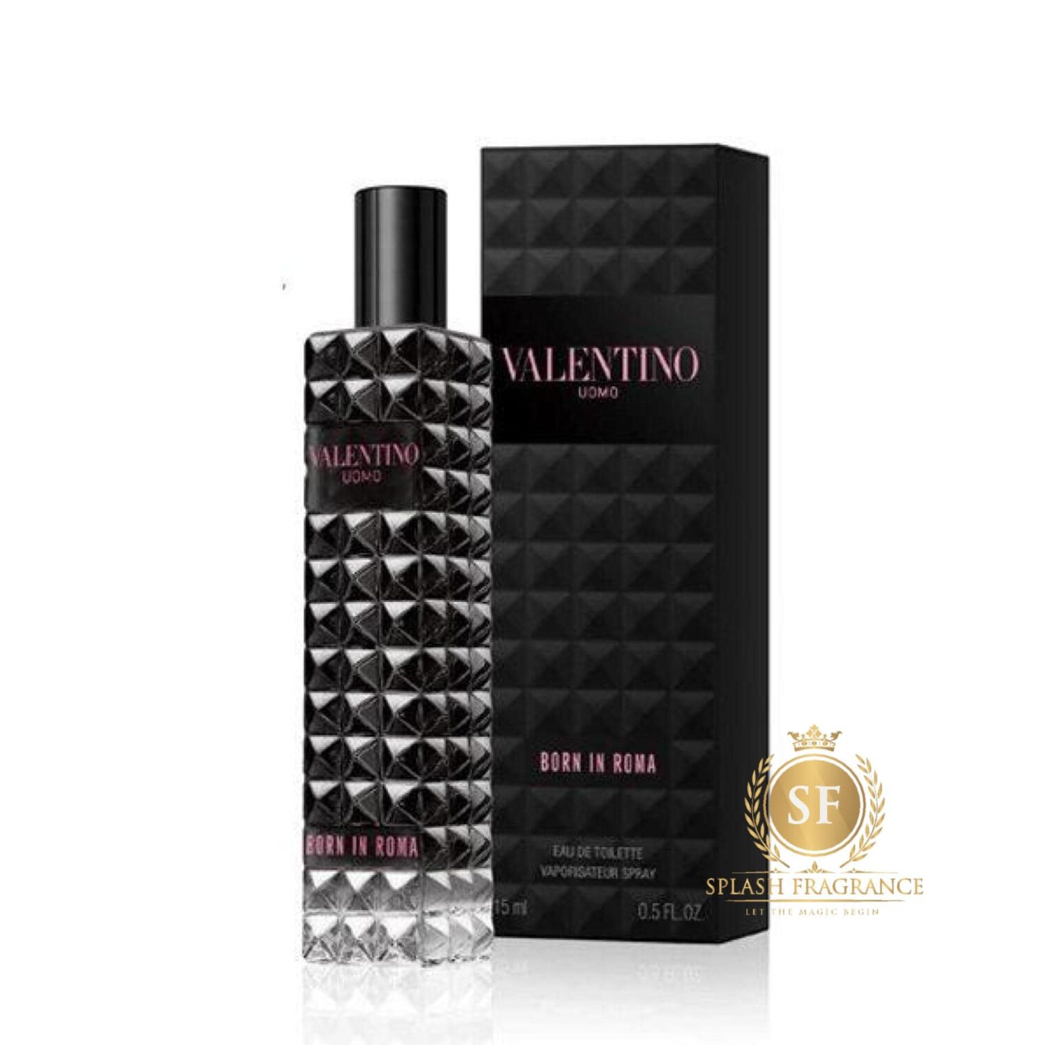 Uomo Born in Roma By Valentino 15ml Perfume Travel Spray