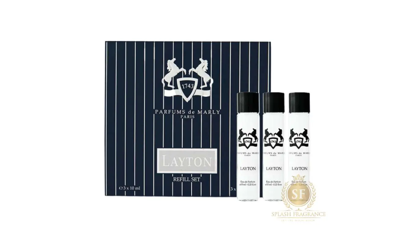 Parfums De Marly Layton Travel Spray Set Of 3 (10ml Each )