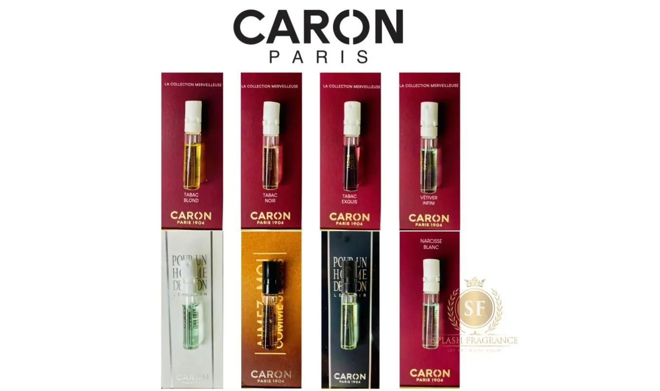 Caron Parfums Discovery Sample Set Of 8(1.5ml Each)