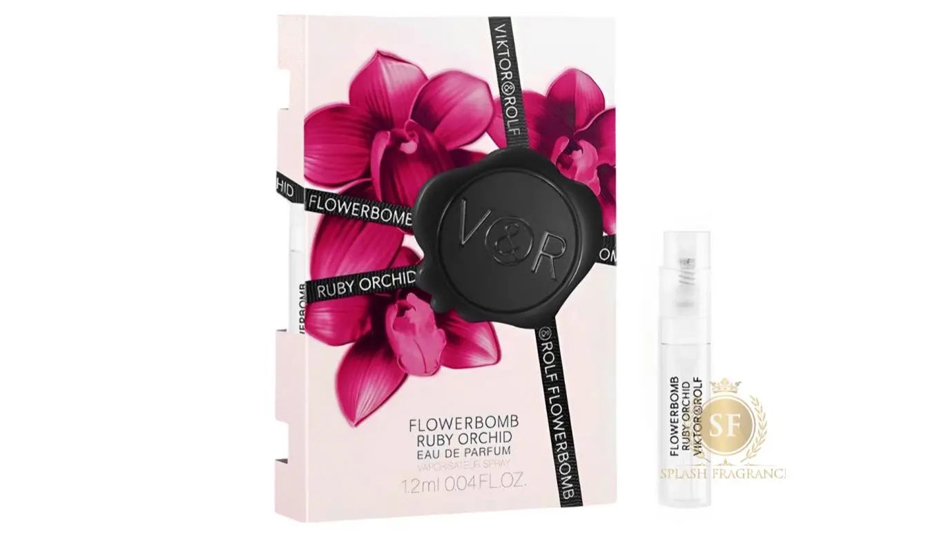 Flowerbomb Ruby Orchid By Viktor & Rolf EDP 1.2ml Perfume Vial Sample Spray