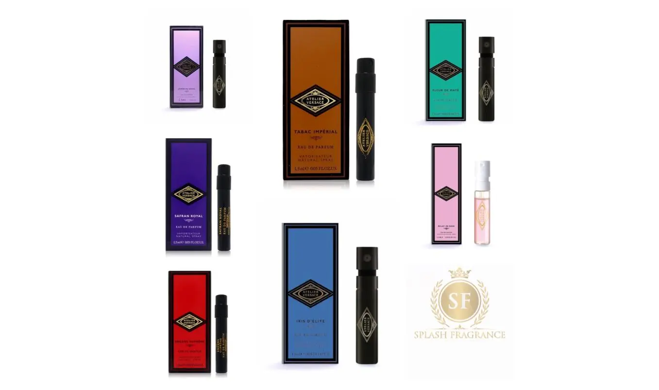Versace Atelier Discovery Sample Set of 7 (1.5ml Each)
