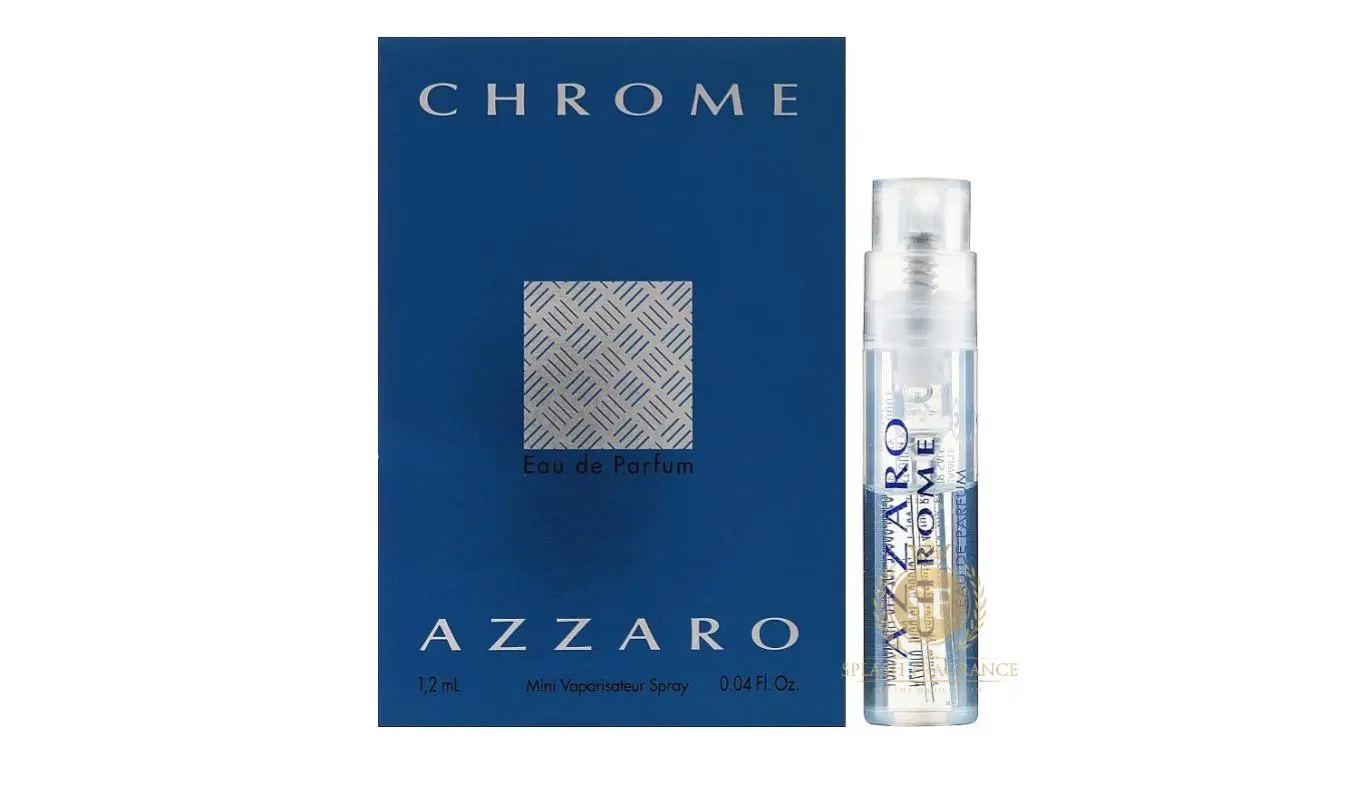 Chrome EDP By Azzaro for Men EDP 1.2ml Perfume Spray Sample