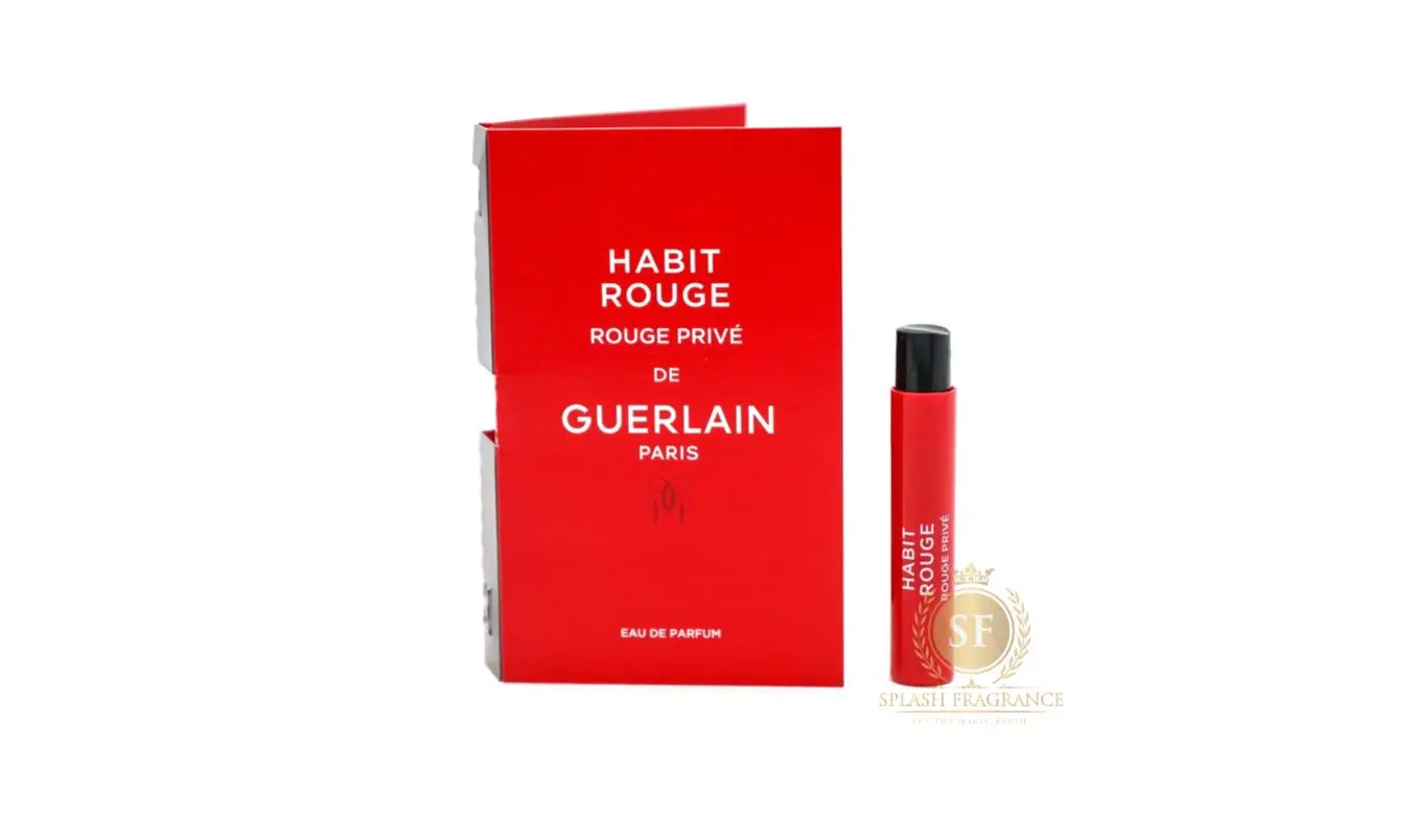 Habit Rouge Privee By Guerlain 1ml EDP Vial Perfume Sample Spray