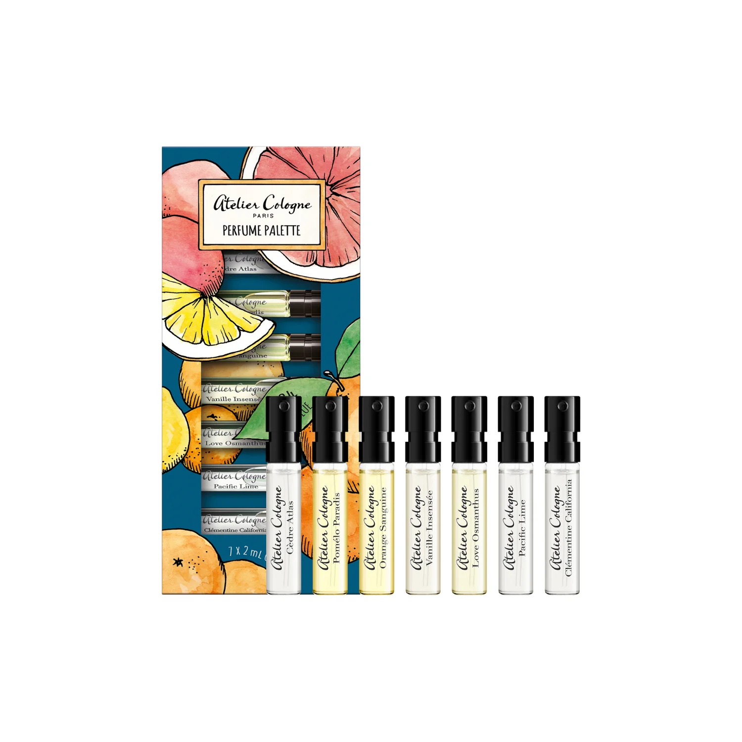 Atelier Cologne Holidays 2020 Sample Discovery Set Of 7 (2ml each)