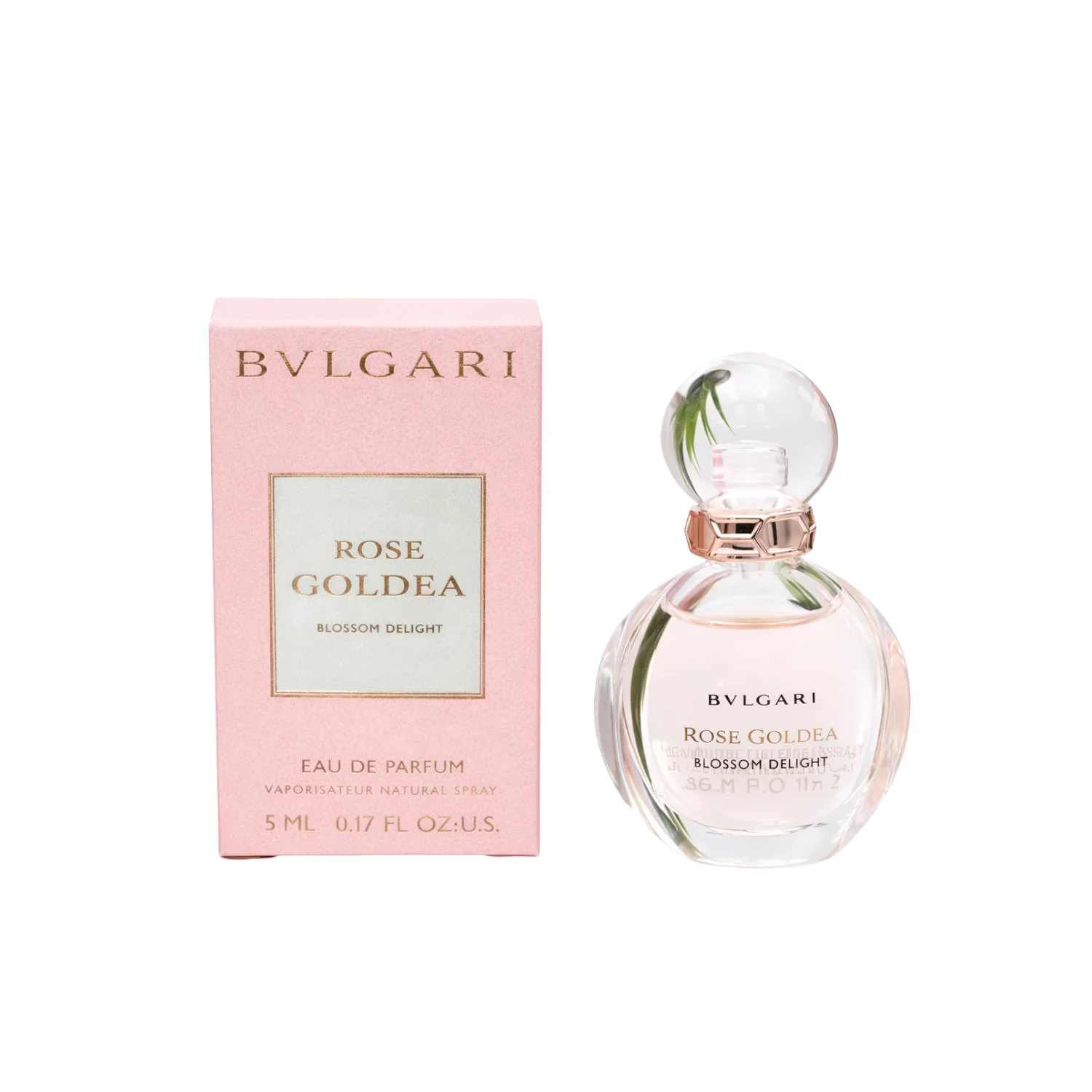 Rose Goldea Blossom Delight By Bvlgari EDP Perfume Non Spray 5ml Miniature