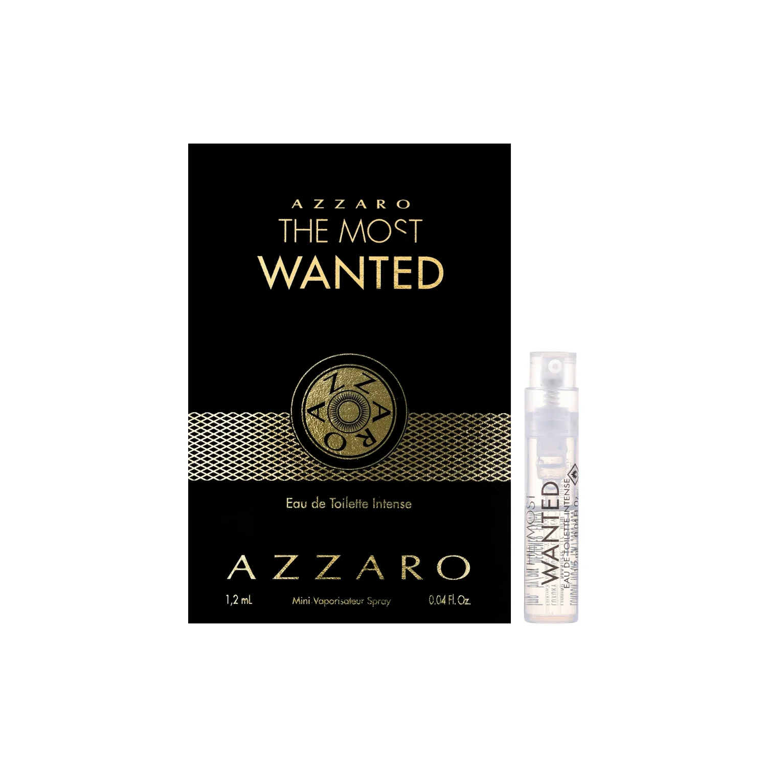The Most Wanted EDT Intense By Azzaro for Men 1.2ml Perfume Spray Sample