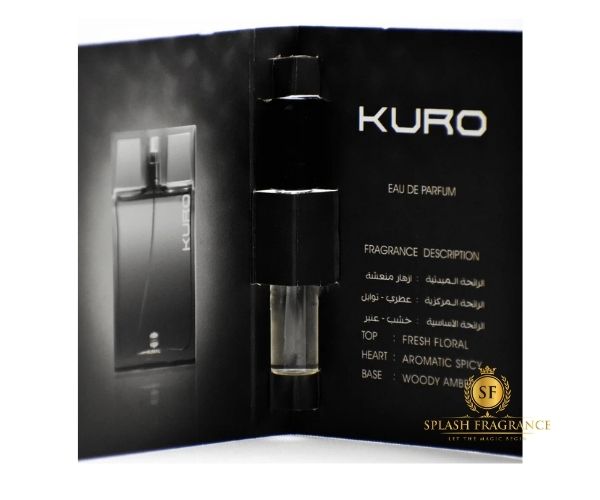 Kuro Edp By Ajmal 1.5ml Perfume Vial Sample Spray - Image 2