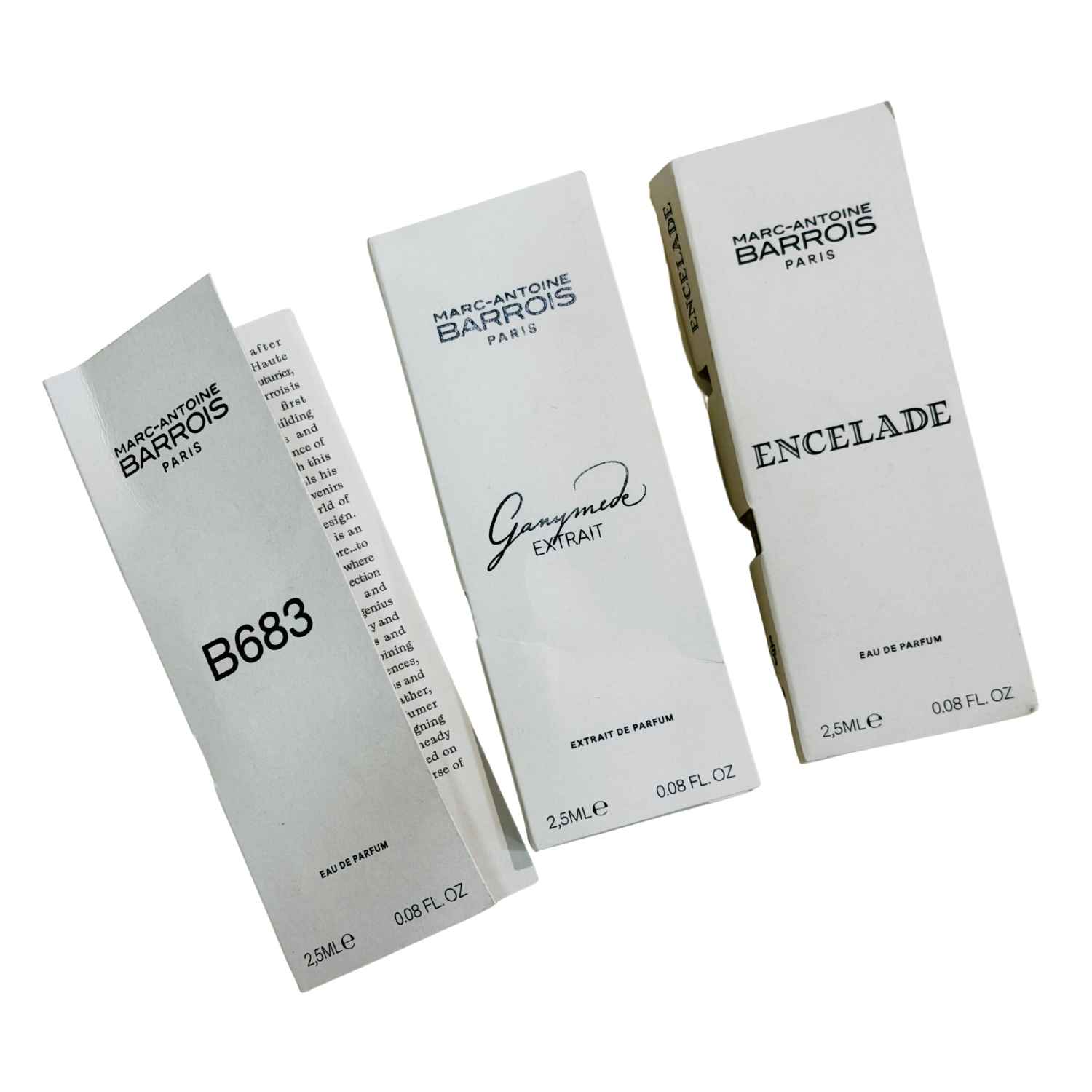 Marc Antoine Barrois Discovery Sample Set Of 3(2.5ml Each)