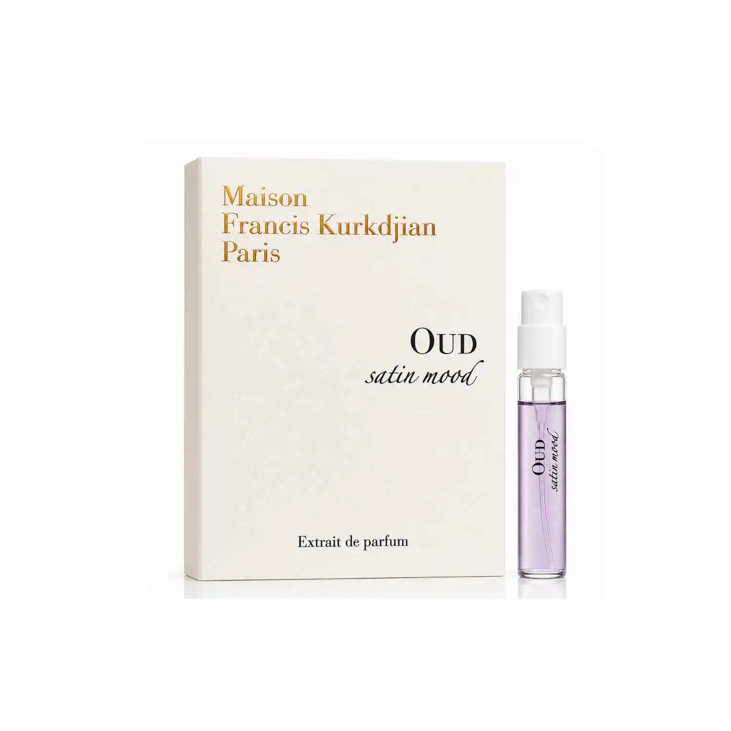 Oud Satin Mood By Maison Francis Kurkdjian Extrait De Parfum 2ml Vial Sample Spray